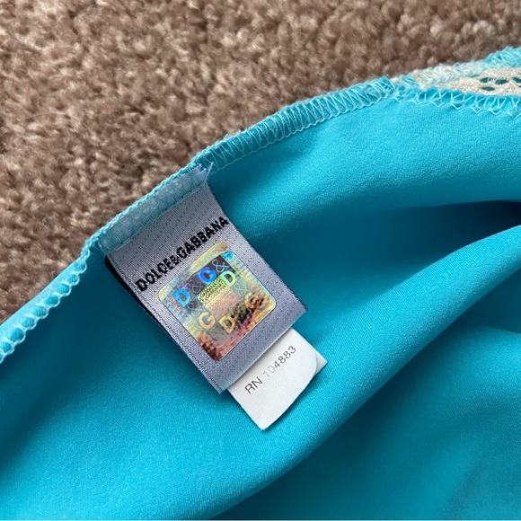 Dolce & Gabbana Lace Satin Camisole Top Underwear - Picture 9 of 16